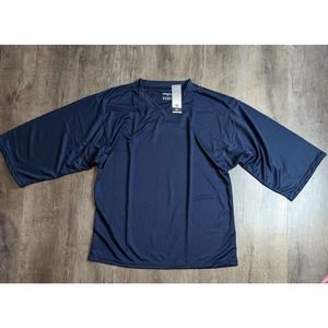 NWT Tronx Hockey Jersey Size IG Men's Blue V Neck